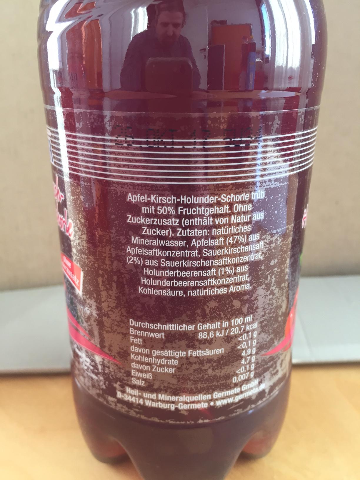 Germuta – Apfel-Kirsch-Holunder Schorle trüb – Independent Softdrink Blog